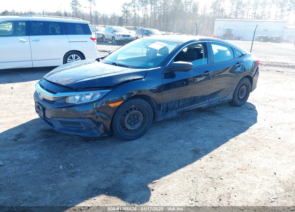 2016 HONDA CIVIC LX VIN: 19XFC2F51GE239252