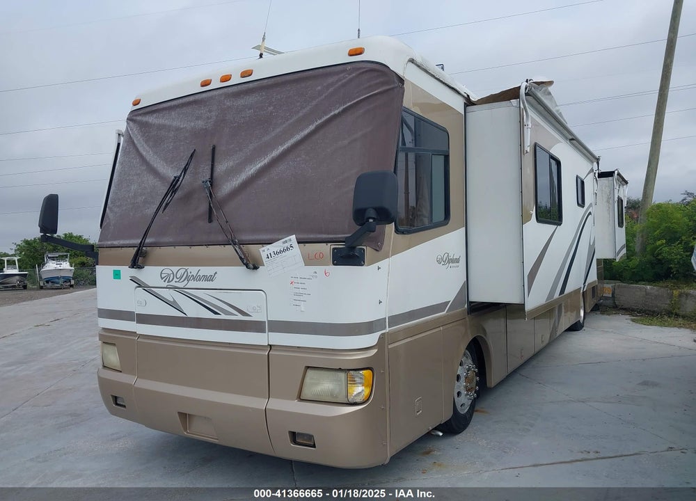 2001 ROADMASTER RAIL DIPLOMAT MOTOR HOME VIN: 1RF12061812014354