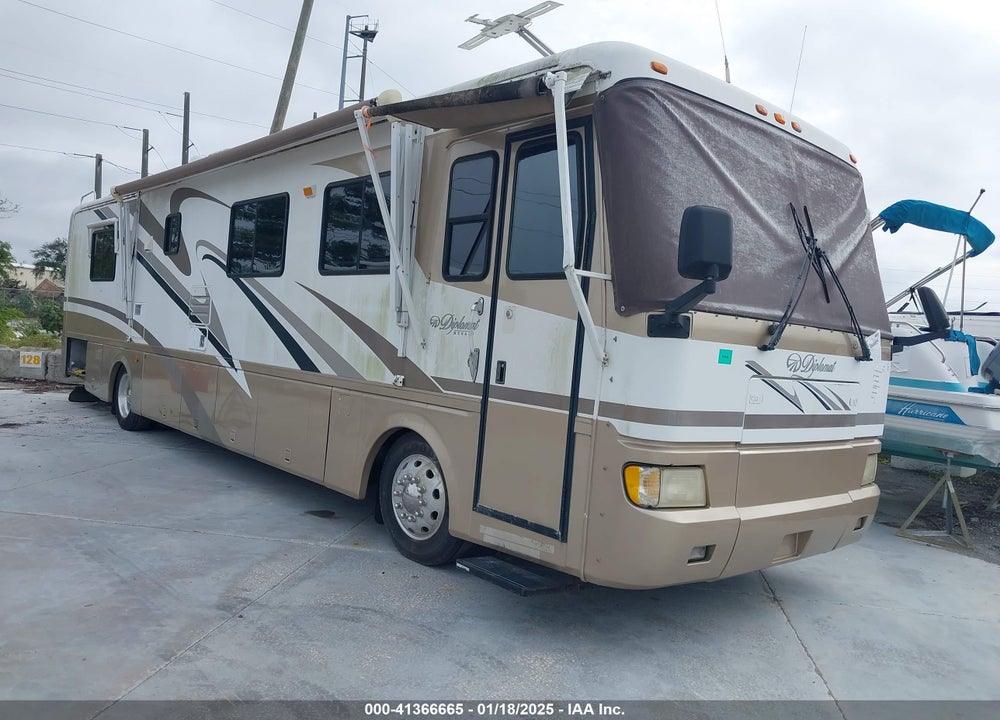 2001 ROADMASTER RAIL DIPLOMAT MOTOR HOME VIN: 1RF12061812014354