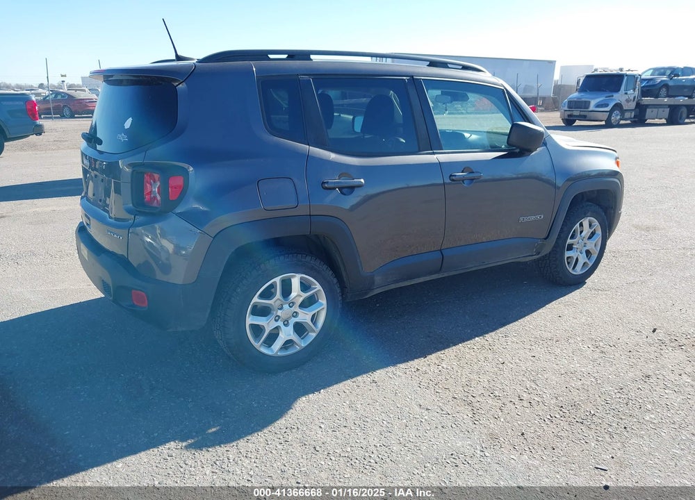 2018 JEEP RENEGADE SPORT 4X4 VIN: ZACCJBAB8JPJ42921