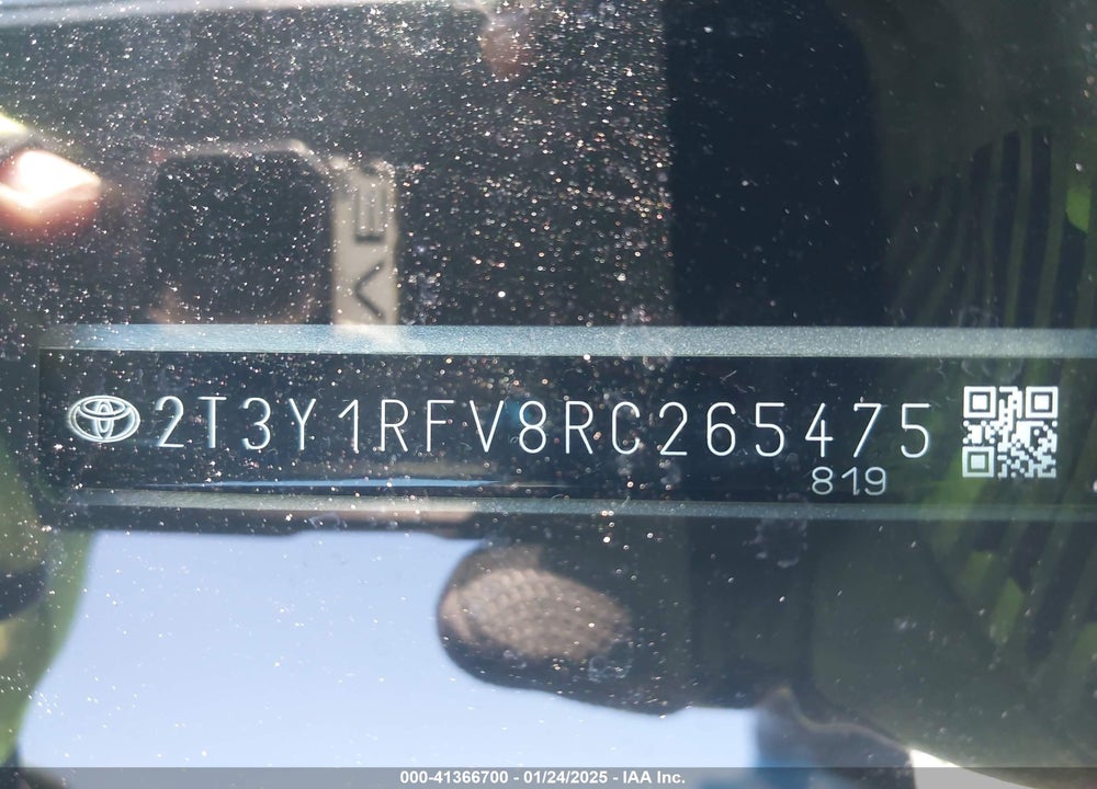 2024 TOYOTA RAV4 LIMITED VIN: 2T3Y1RFV8RC265475