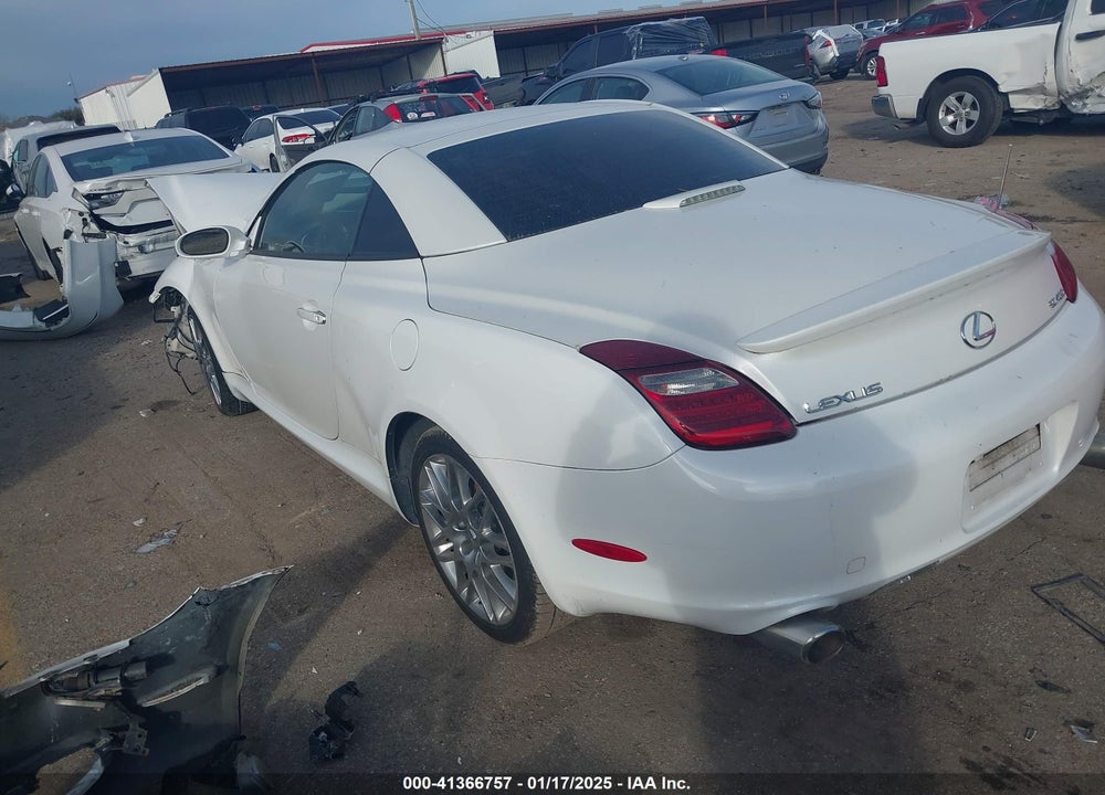 2007 LEXUS SC 430 VIN: JTHFN45Y479015493