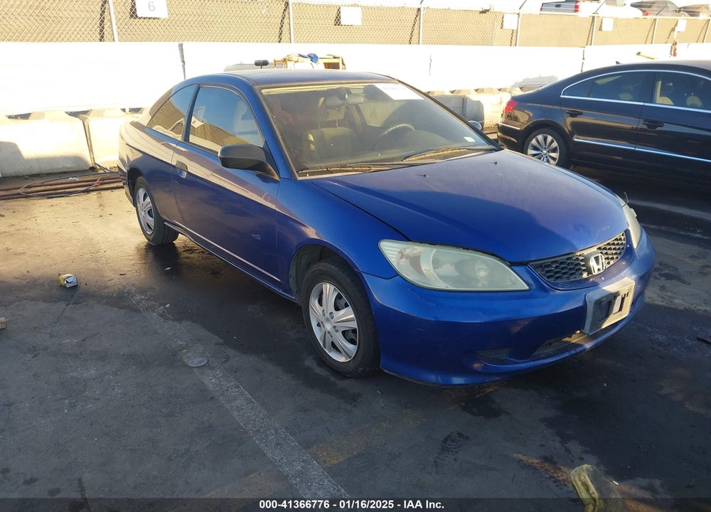 2005 HONDA CIVIC VP VIN: 1HGEM22195L041360