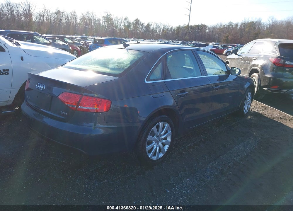 2011 AUDI A4 VIN: WAUEFAFL4BN038491