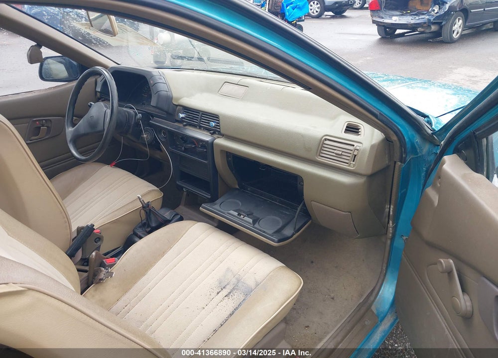 1989 DODGE COLT E/200E VIN: JB3CU24X4KU124709
