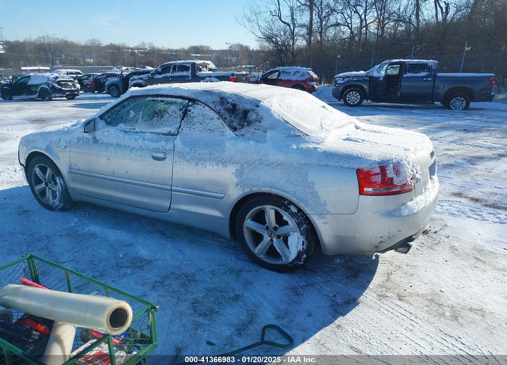 2007 AUDI A4 3.2 VIN: WAUDH48HX7K025947