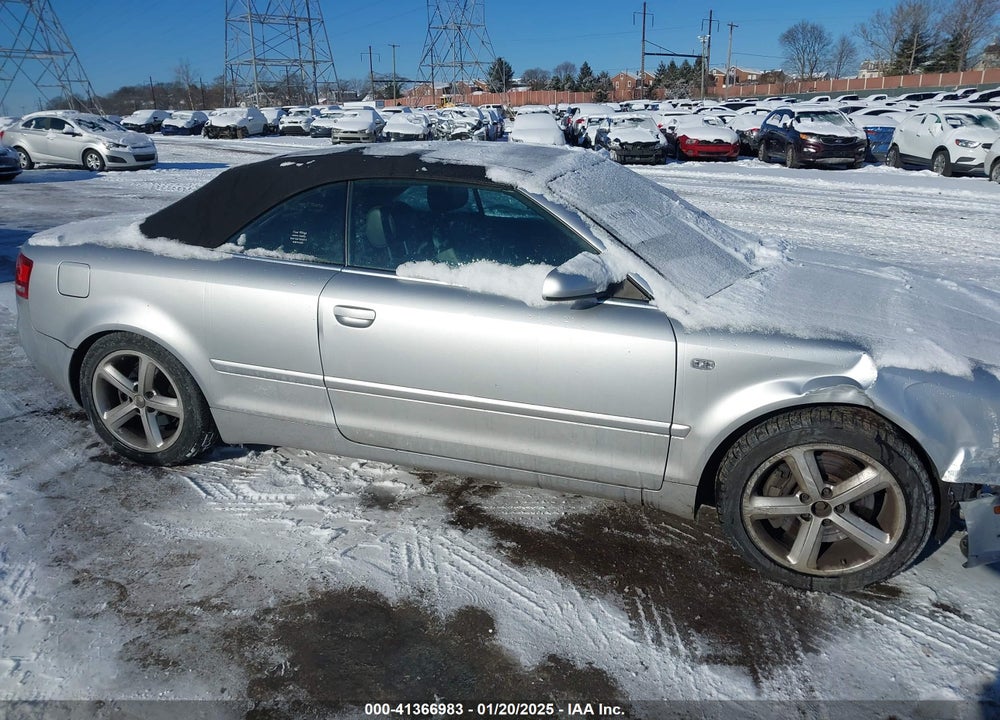 2007 AUDI A4 3.2 VIN: WAUDH48HX7K025947