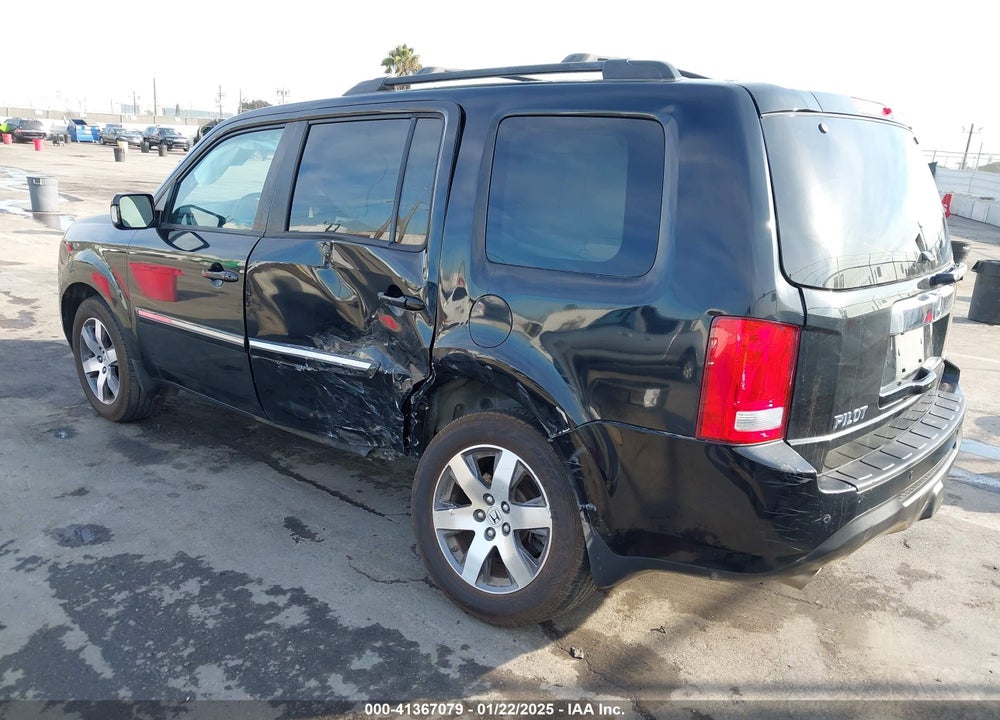 2012 HONDA PILOT TOURING VIN: 5FNYF3H97CB023934