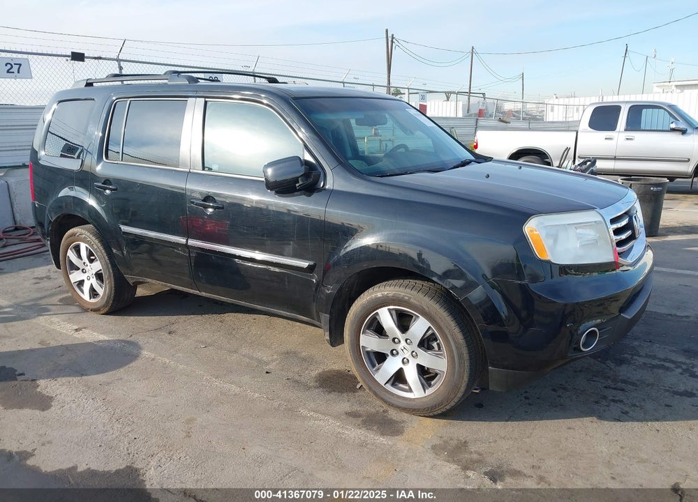 2012 HONDA PILOT TOURING VIN: 5FNYF3H97CB023934