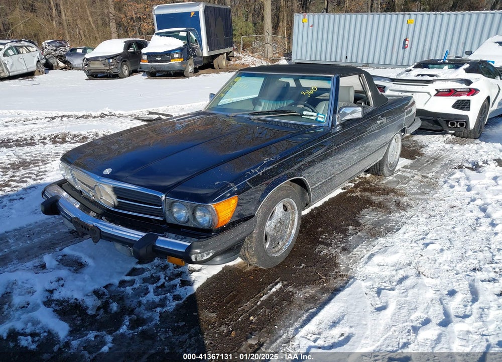 1987 MERCEDES-BENZ 560 SL VIN: WDBBA48D9HA056155