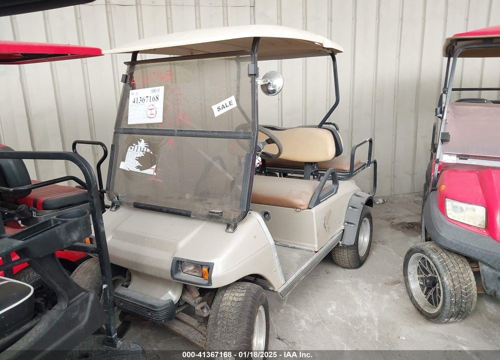 2001 CLUB CAR GOLF CART VIN: AQ0327297232