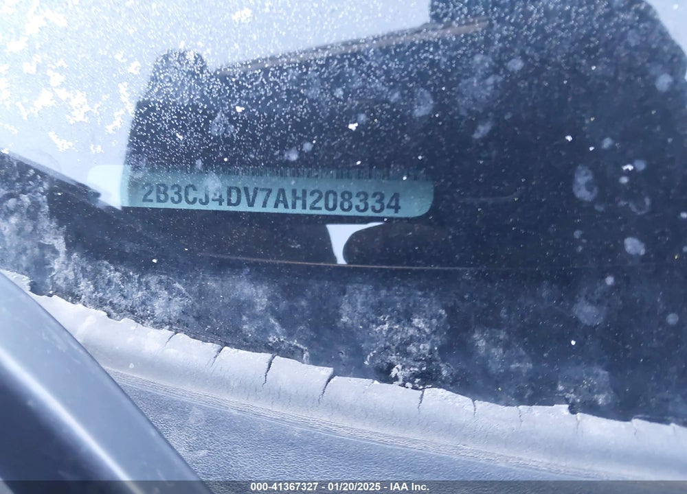 2010 DODGE CHALLENGER VIN: 2B3CJ4DV7AH208334
