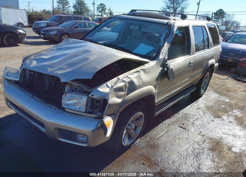 2002 NISSAN PATHFINDER VIN: JN8DR09Y02W719026