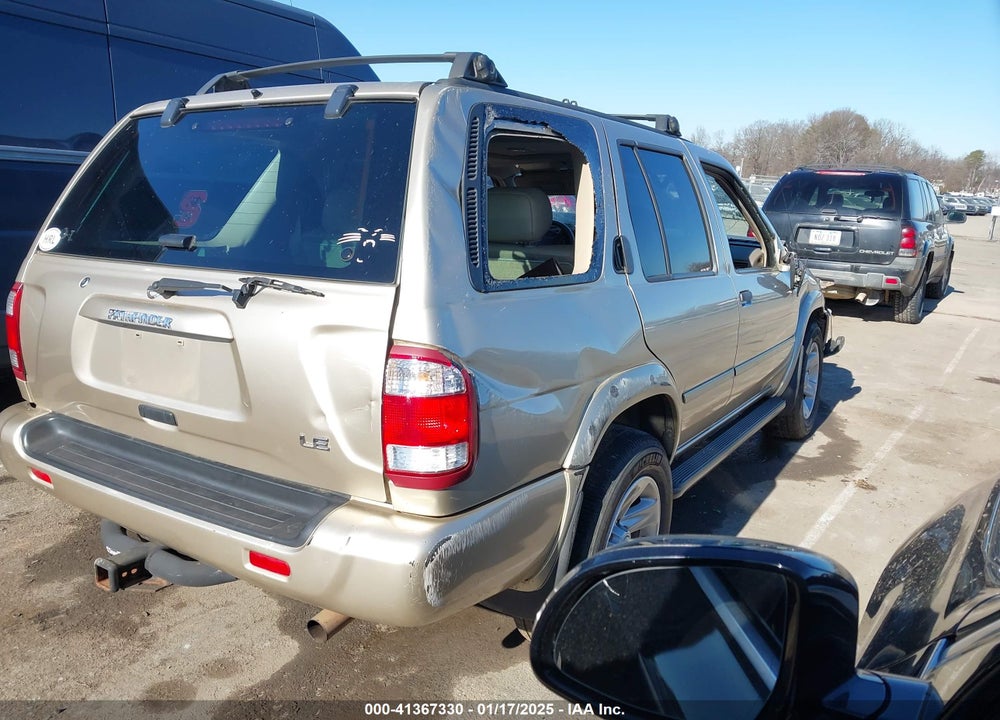 2002 NISSAN PATHFINDER VIN: JN8DR09Y02W719026