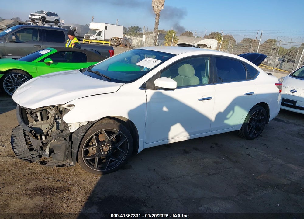 2015 NISSAN SENTRA S VIN: 3N1AB7AP5FY365293