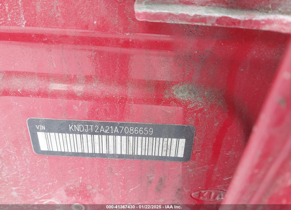 2010 KIA SOUL VIN: KNDJT2A21A7086659