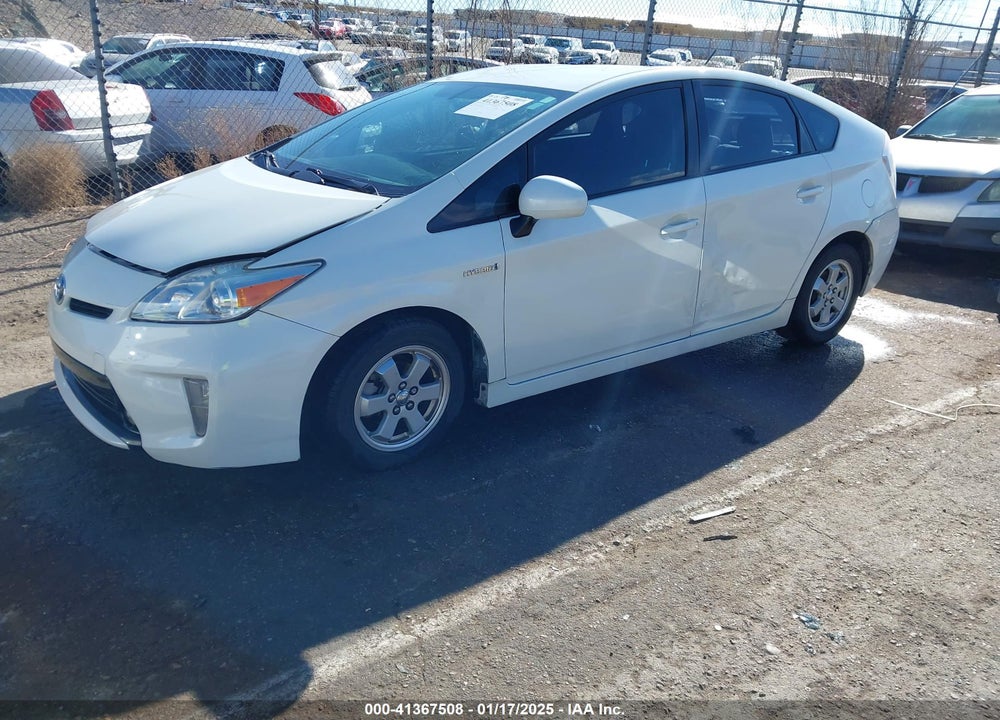 2013 TOYOTA PRIUS THREE VIN: JTDKN3DU9D5547608