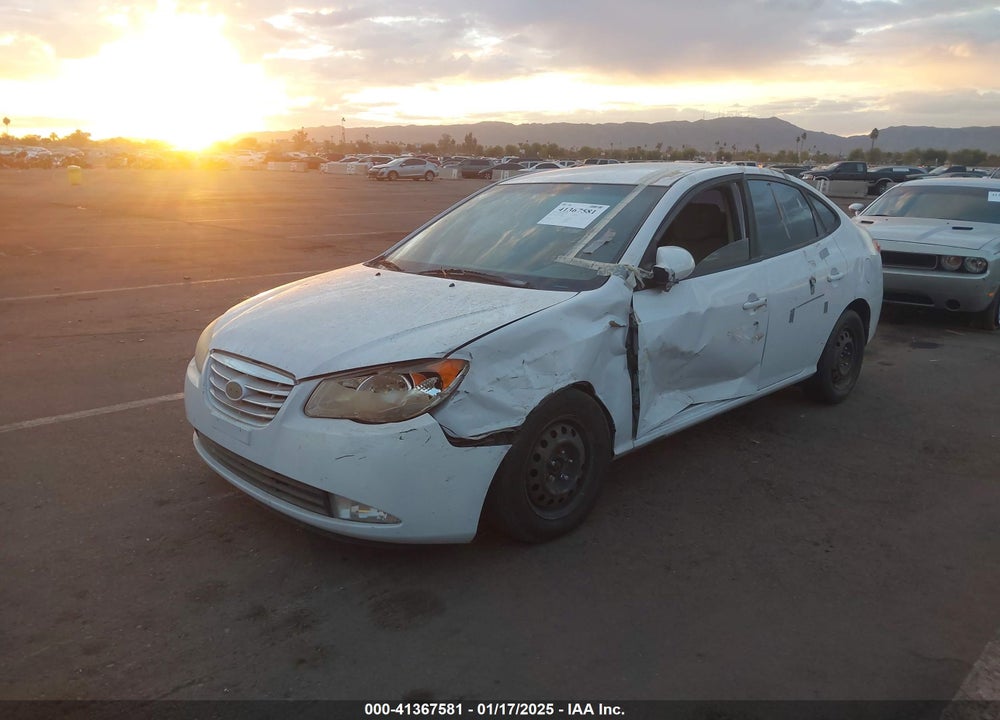 2010 HYUNDAI ELANTRA BLUE/GLS/SE VIN: KMHDU4AD9AU898229