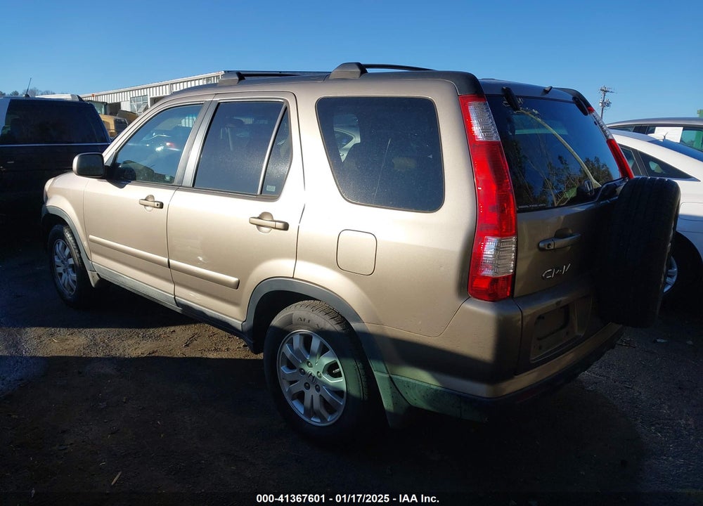 2006 HONDA CR-V SE VIN: SHSRD78936U403819
