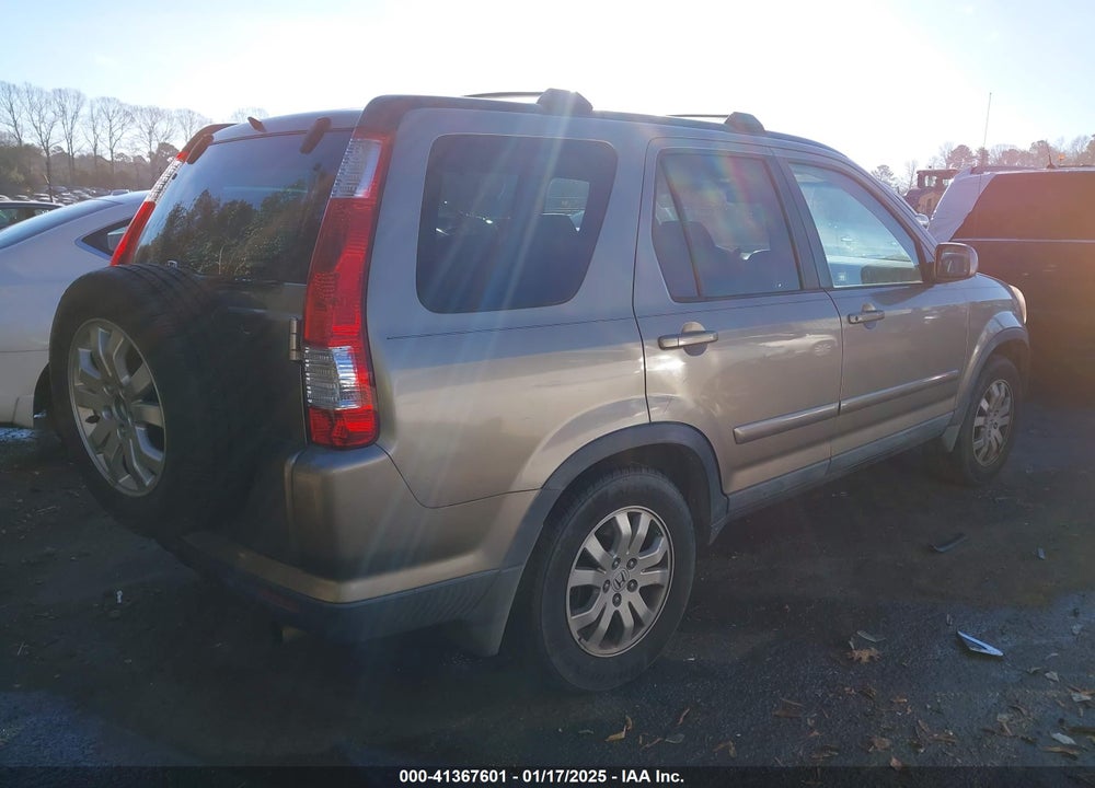 2006 HONDA CR-V SE VIN: SHSRD78936U403819