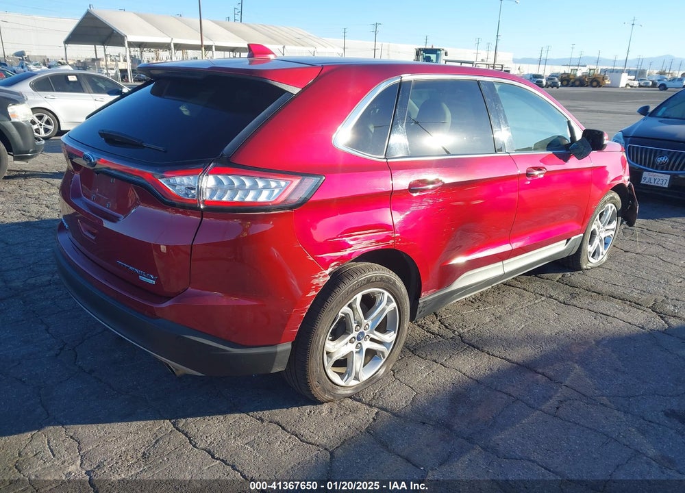 2017 FORD EDGE TITANIUM VIN: 2FMPK3K9XHBC36943