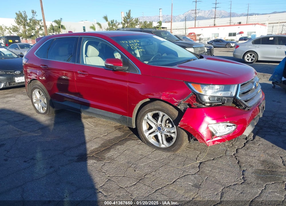 2017 FORD EDGE TITANIUM VIN: 2FMPK3K9XHBC36943