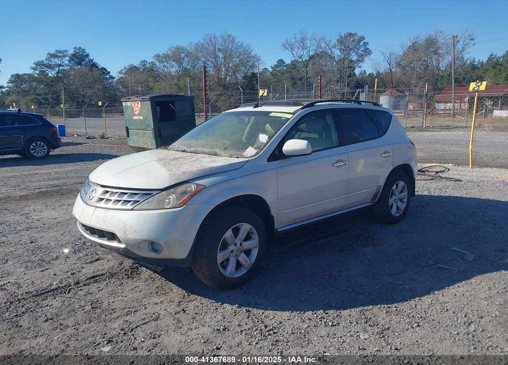 2006 NISSAN MURANO SL VIN: JN8AZ08T66W425791