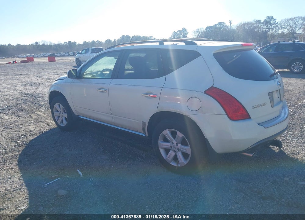 2006 NISSAN MURANO SL VIN: JN8AZ08T66W425791