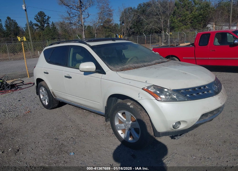 2006 NISSAN MURANO SL VIN: JN8AZ08T66W425791