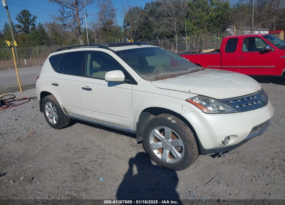 2006 NISSAN MURANO SL VIN: JN8AZ08T66W425791
