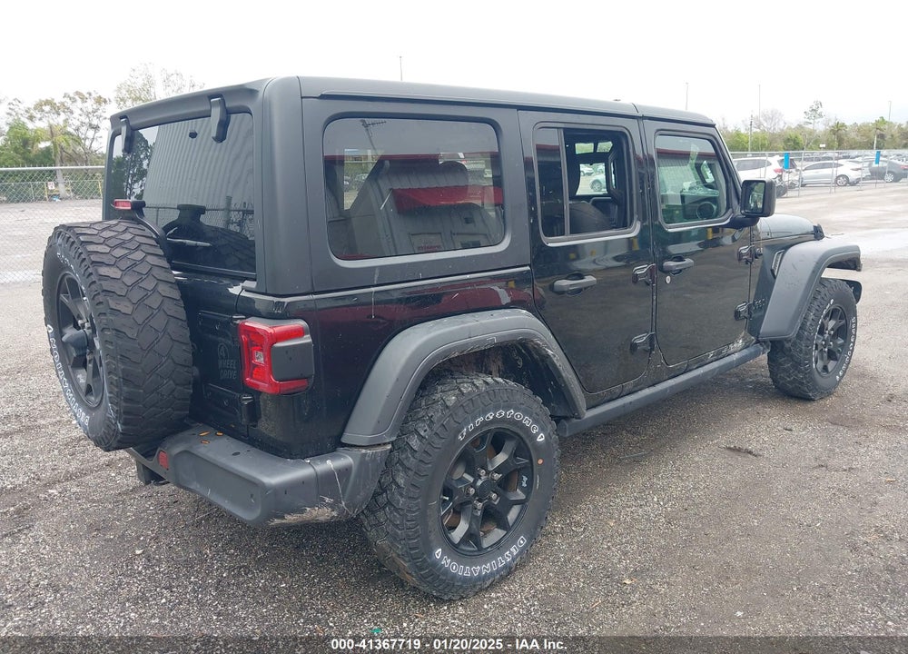 2021 JEEP WRANGLER UNLIMITED WILLYS 4X4 VIN: 1C4HJXDG2MW658115