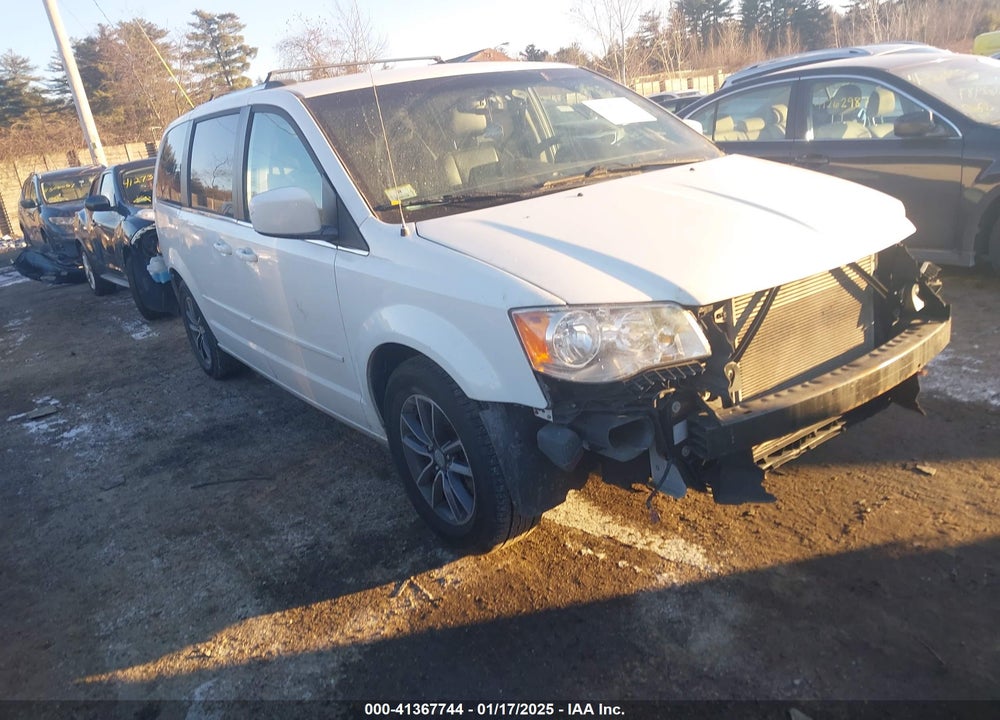 2017 DODGE GRAND CARAVAN SXT VIN: 2C4RDGCG8HR862865