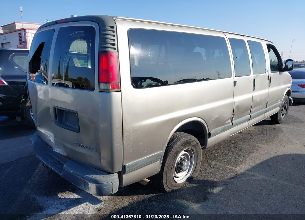 2001 CHEVROLET EXPRESS VIN: 1GAHG39G611245504