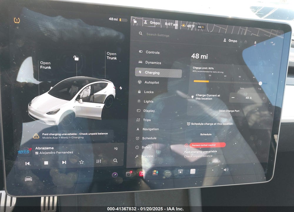 2021 TESLA MODEL Y VIN: 5YJYGDEF2MF258711