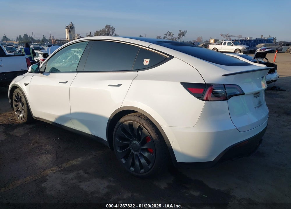 2021 TESLA MODEL Y VIN: 5YJYGDEF2MF258711