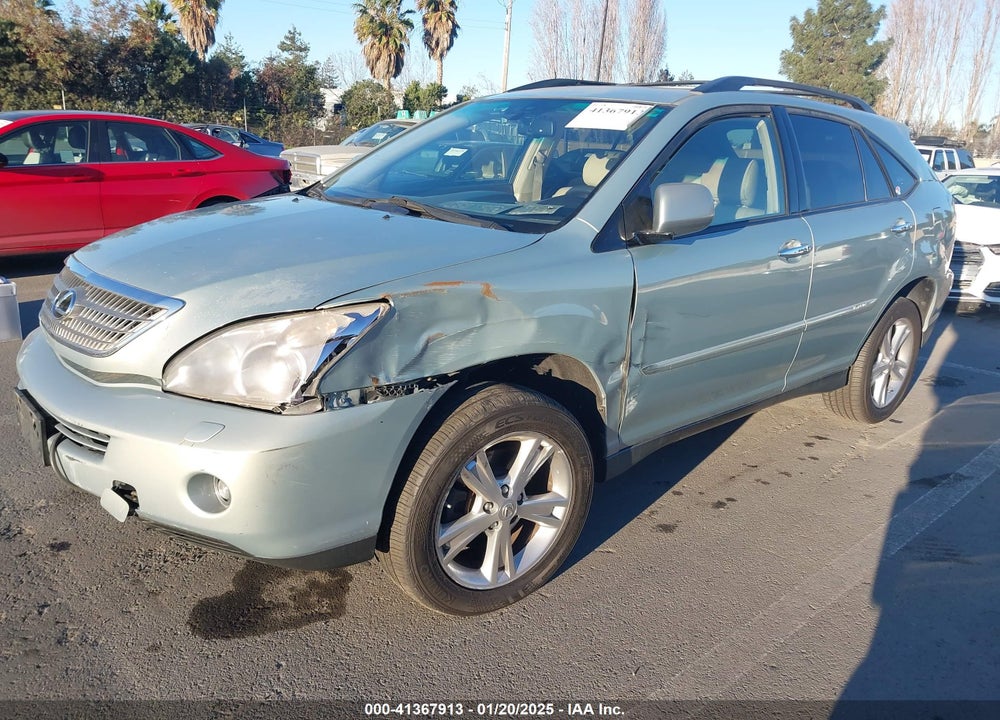 2008 LEXUS RX 400H VIN: JTJHW31U082045909