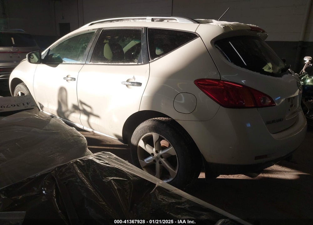 2009 NISSAN MURANO SL VIN: JN8AZ18W89W209753