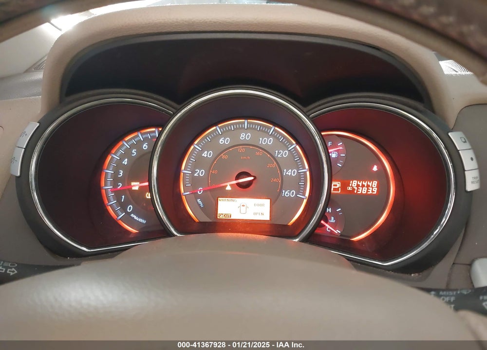 2009 NISSAN MURANO SL VIN: JN8AZ18W89W209753