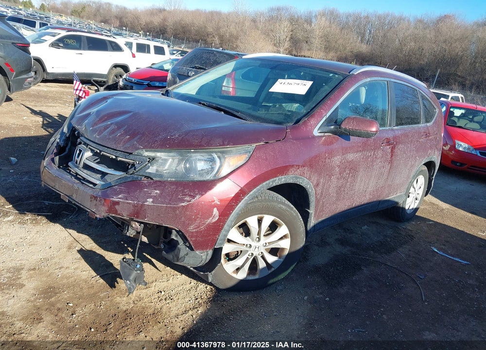 2013 HONDA CR-V EX-L VIN: 5J6RM4H75DL010221