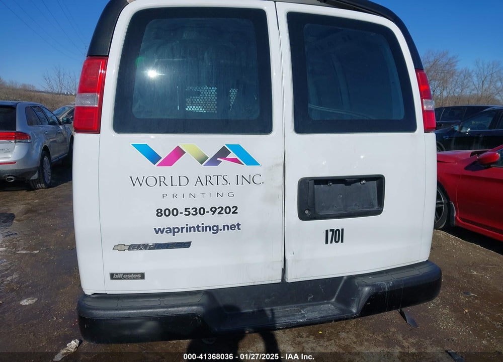 2017 CHEVROLET EXPRESS 2500 VIN: 1GCWGAFF3H1128990