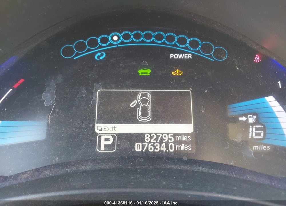 2011 NISSAN LEAF SL VIN: JN1AZ0CP9BT006841