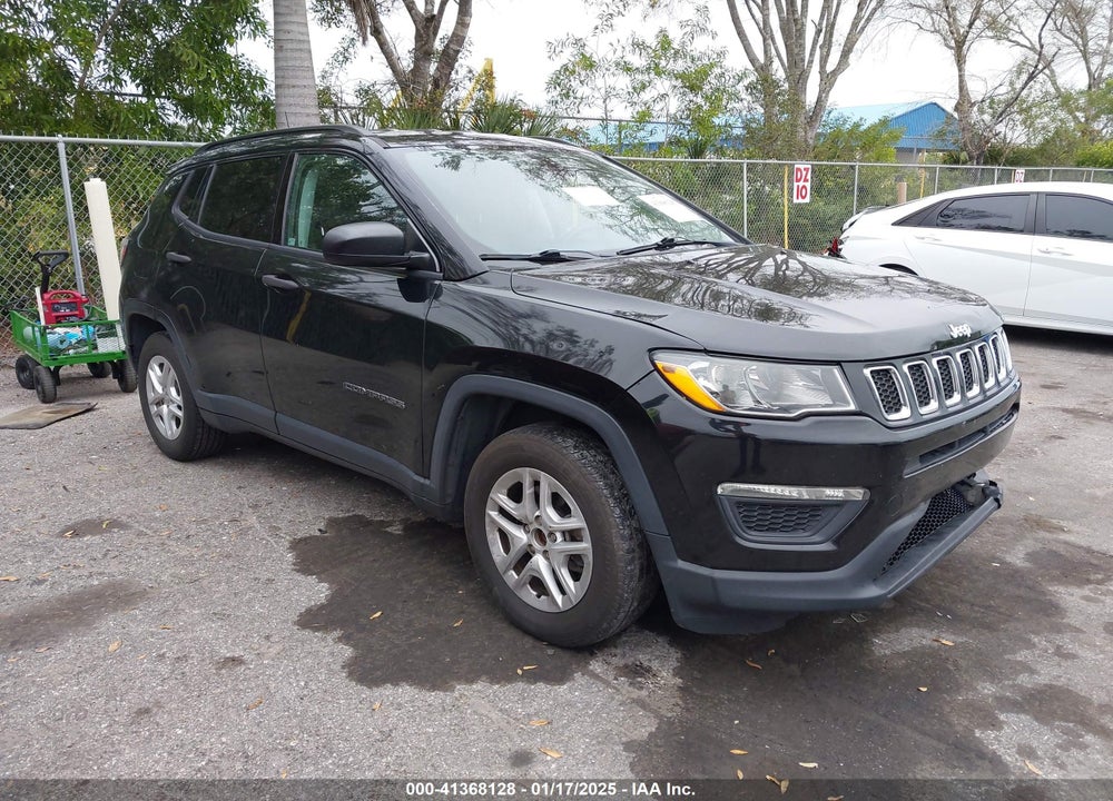 2018 JEEP COMPASS SPORT FWD VIN: 3C4NJCAB6JT122676