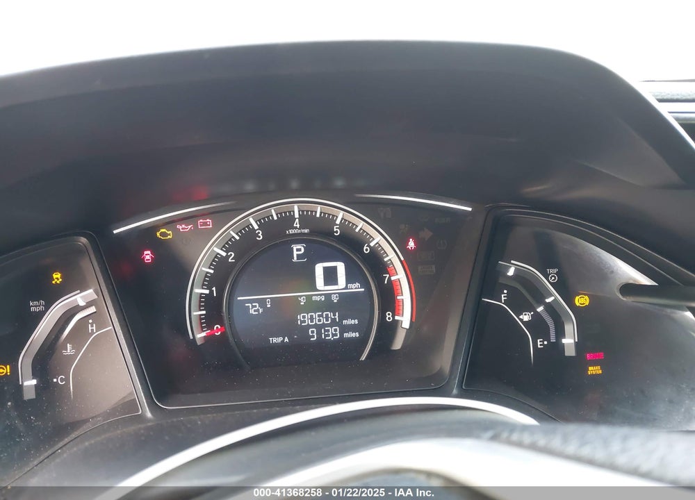 2016 HONDA CIVIC VIN: 2HGFC2F5XGH574287