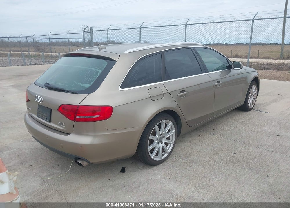 2010 AUDI A4 2.0T PREMIUM VIN: WAUWFAFL0AA145998