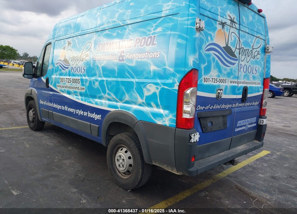 2017 RAM PROMASTER 1500 136 WB VIN: 3C6TRVBG2HE524285