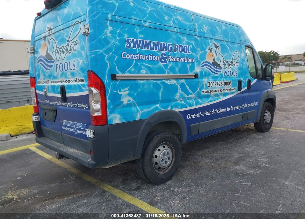 2017 RAM PROMASTER 1500 136 WB VIN: 3C6TRVBG2HE524285