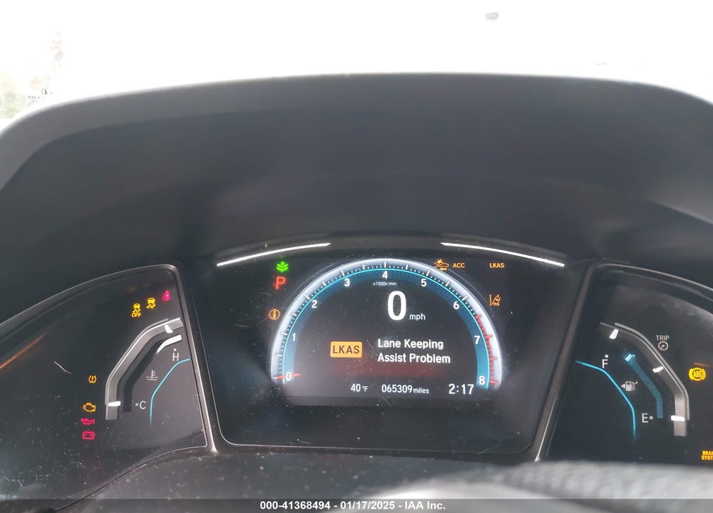2019 HONDA CIVIC VIN: SHHFK7H67KU407984