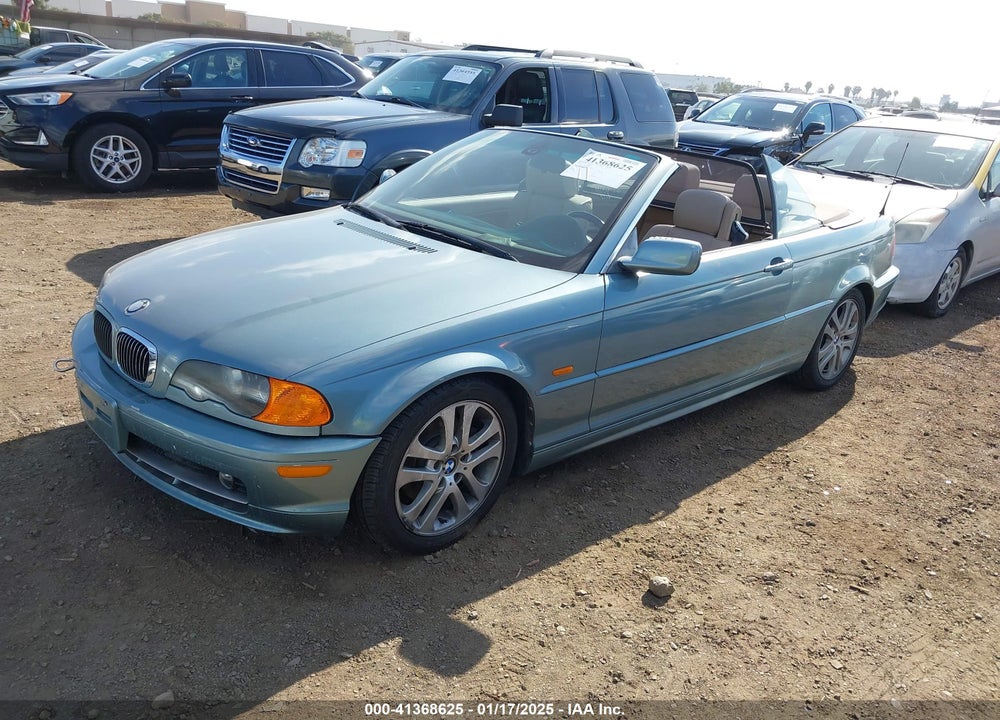 2003 BMW 325CI VIN: WBABS33423PG91515
