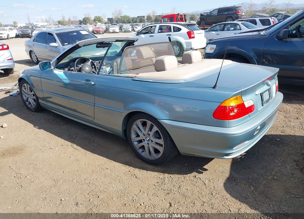 2003 BMW 325CI VIN: WBABS33423PG91515