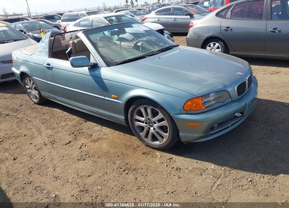 2003 BMW 325CI VIN: WBABS33423PG91515